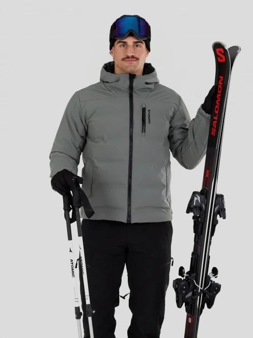 Fundango Portage Padded Jacket férfi steppelt síkabát zöld színben 2