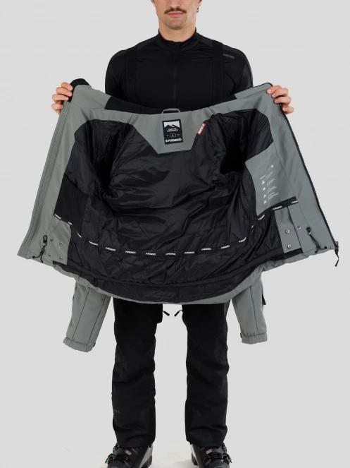 Fundango Portage Padded Jacket férfi steppelt síkabát zöld színben 5