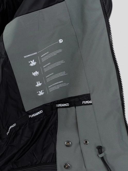 Fundango Portage Padded Jacket férfi steppelt síkabát zöld színben 9