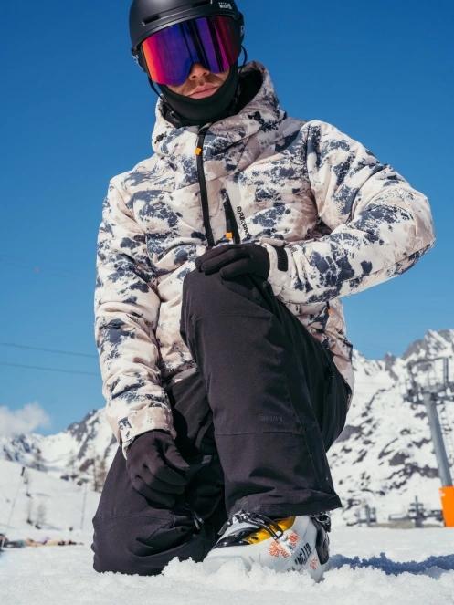 Fundango Portage Padded Jacket férfi steppelt síkabát homok színben 13