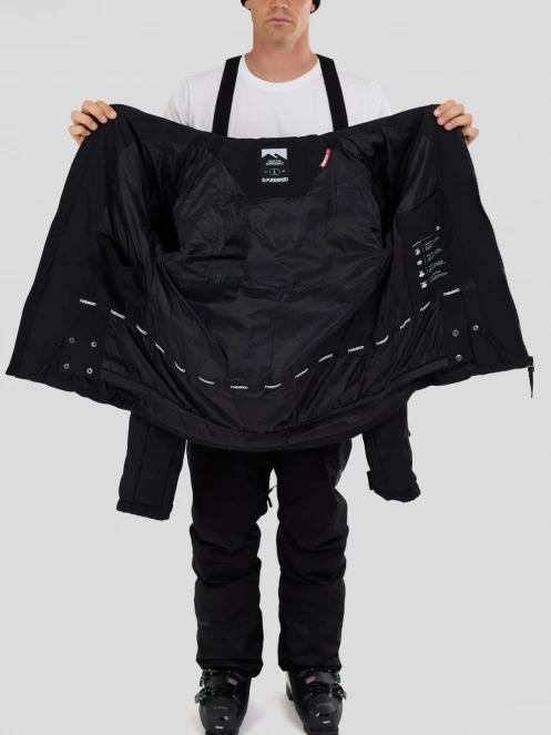 Fundango Portage Padded Jacket férfi steppelt síkabát fekete színben 5