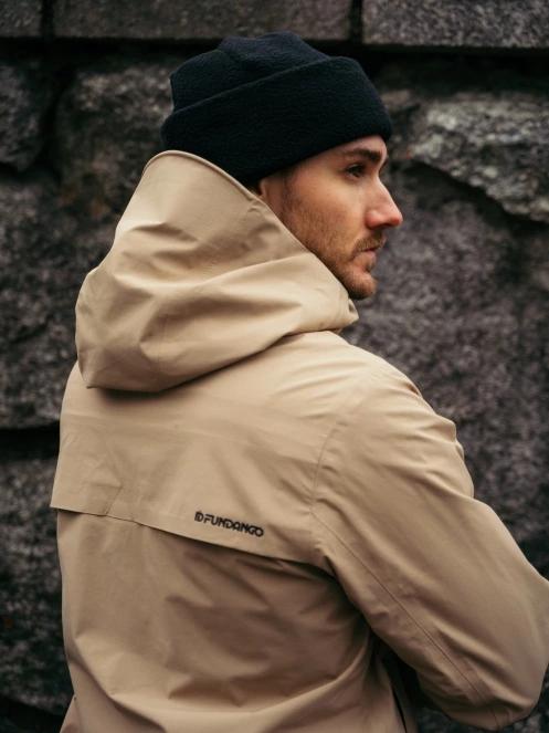 Fundango Nankin M ECO 3L Jacket férfi héjkabát homok színben 11