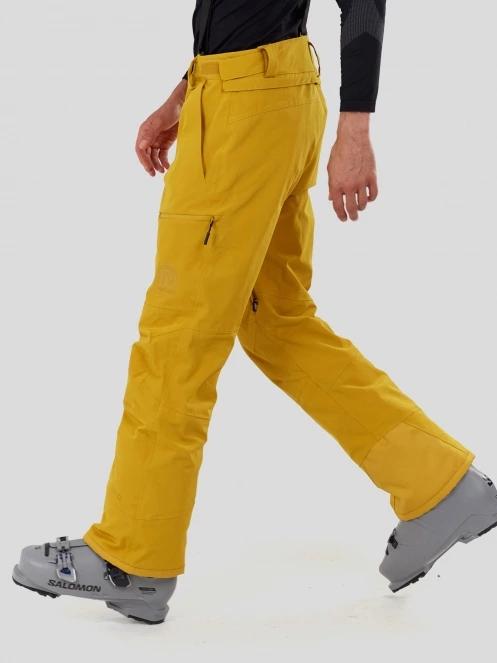 Fundango Teak Pants férfi sínadrág sárga színben 5