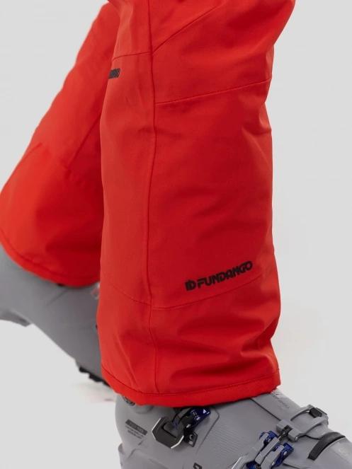Fundango Teak Pants férfi sínadrág piros színben 7