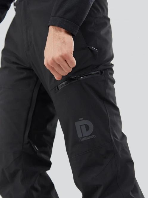 Fundango Teak Pants férfi sínadrág fekete színben 6