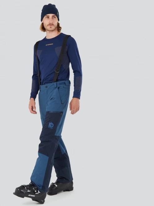 Fundango Teak Colourblock Pants férfi sínadrág kék színben 4