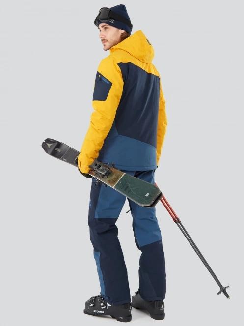 Fundango Teak Colourblock Pants férfi sínadrág kék színben 5