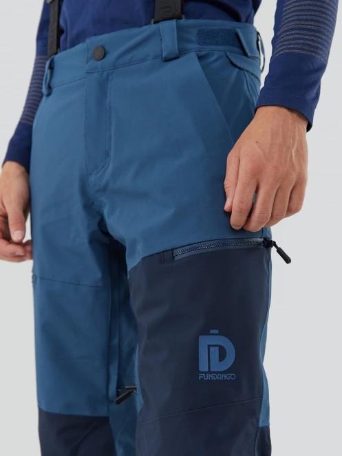 Fundango Teak Colourblock Pants férfi sínadrág kék színben 6