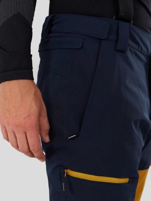 Fundango Teak Colourblock Pants férfi sínadrág sötétkék színben 5