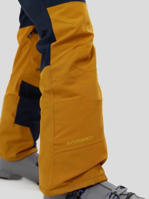 Fundango Teak Colourblock Pants férfi sínadrág sötétkék színben 6