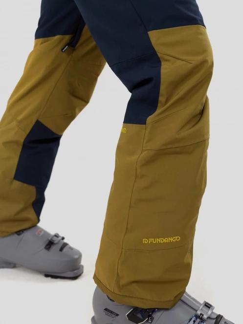 Fundango Teak Colourblock Pants férfi sínadrág sötétkék színben 7