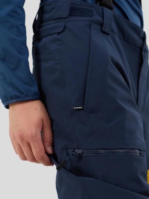 Fundango Teak Colourblock Pants férfi sínadrág sárga színben 8