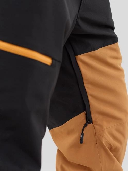 Fundango Teak Colourblock Pants férfi sínadrág barna színben 5