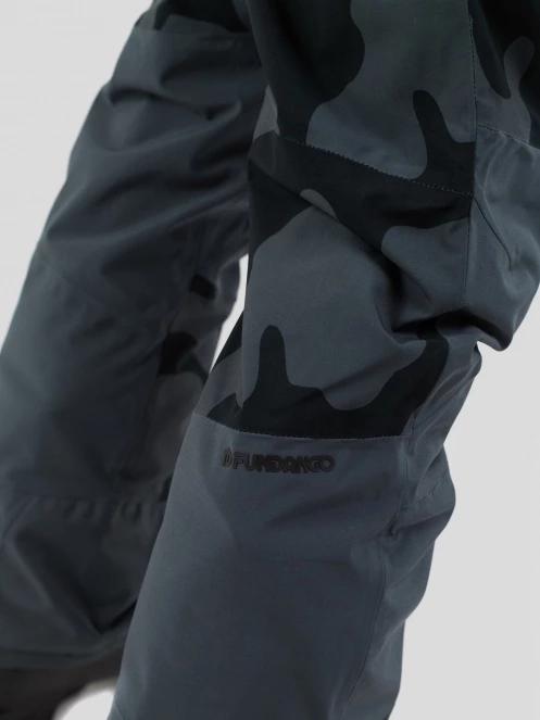 Fundango Teak Colourblock Pants férfi sínadrág szürke színben 5