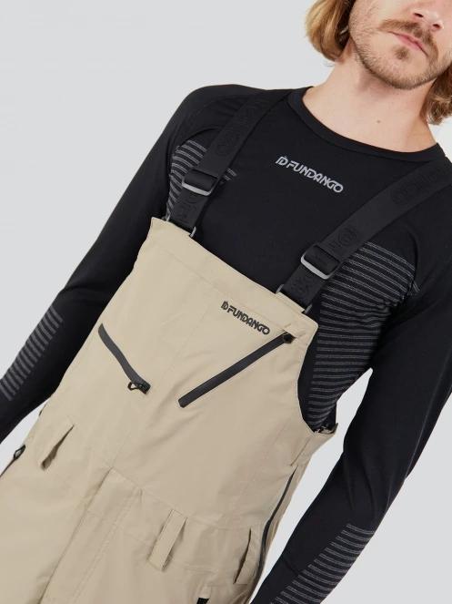 Fundango Benton ECO 3L Bib Pants héjnadrág homok színben 6