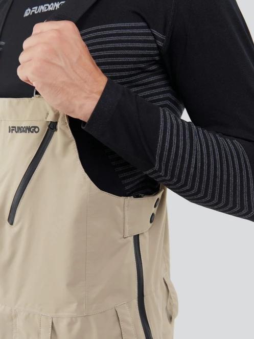 Fundango Benton ECO 3L Bib Pants héjnadrág homok színben 7