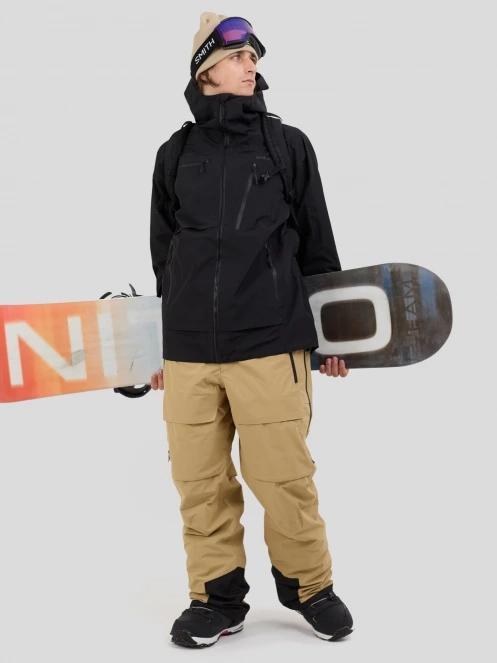 Fundango Benton ECO 3L Bib Pants héjnadrág homok színben 4