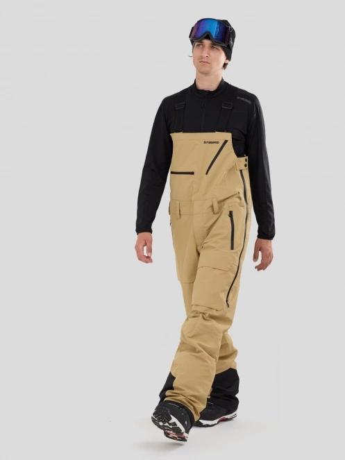 Fundango Benton ECO 3L Bib Pants héjnadrág homok színben 5