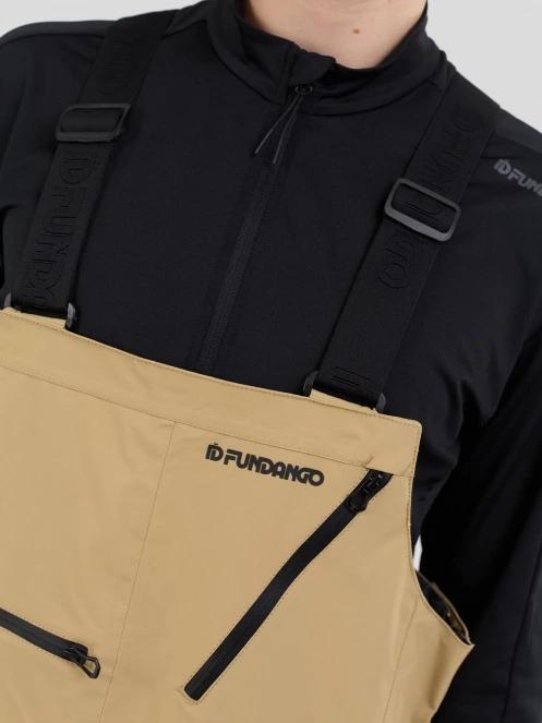 Fundango Benton ECO 3L Bib Pants héjnadrág homok színben 6