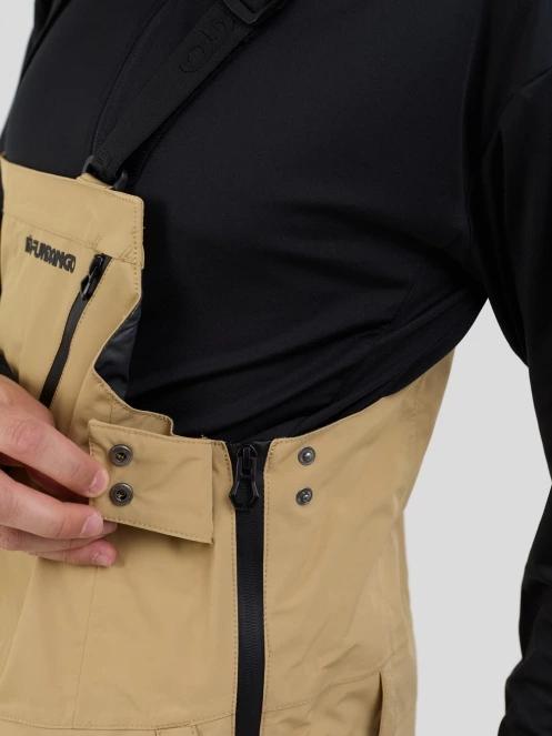 Fundango Benton ECO 3L Bib Pants héjnadrág homok színben 7
