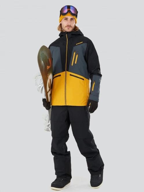 Fundango Benton ECO 3L Bib Pants héjnadrág fekete színben 5