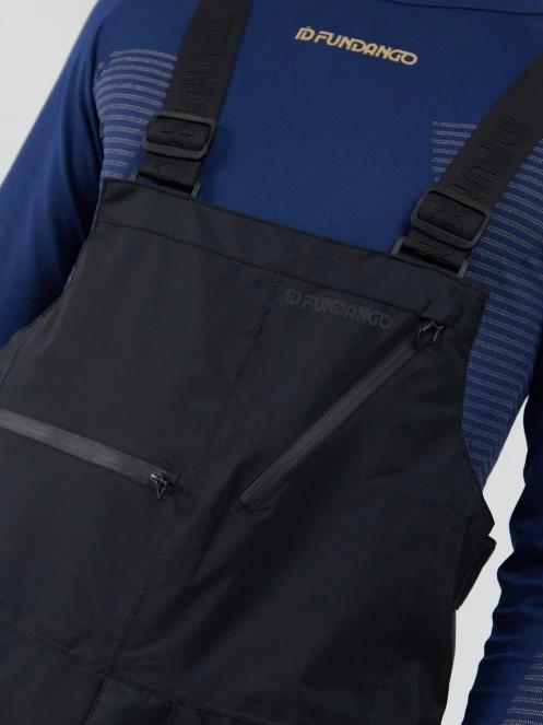 Fundango Benton ECO 3L Bib Pants héjnadrág fekete színben 6