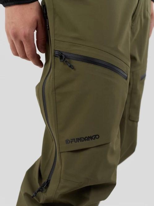 Fundango Artane ECO 3L Shell Pants férfi héjnadrág zöld színben 6