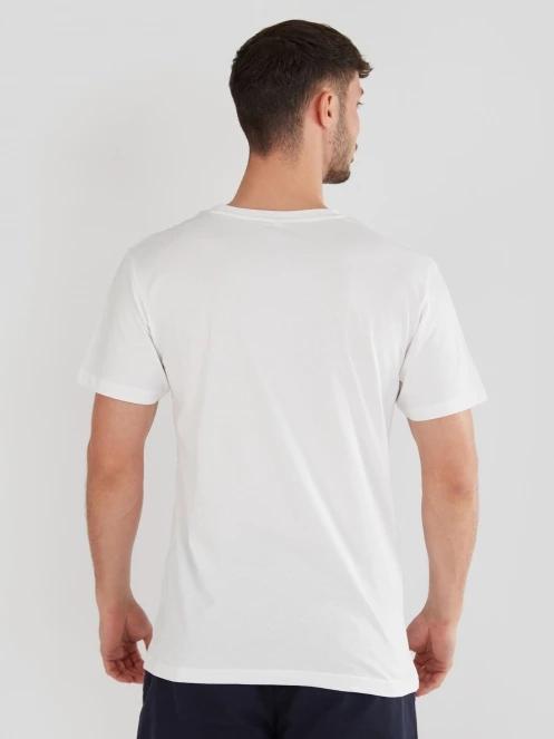 Fundango Basic-T Logo 04 férfi rövid ujjú póló fehér színben 3