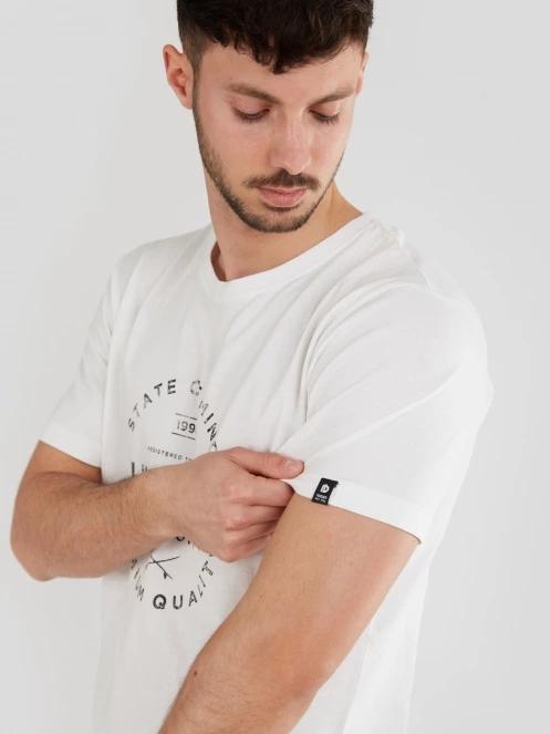 Fundango Basic-T Logo 04 férfi rövid ujjú póló fehér színben 5