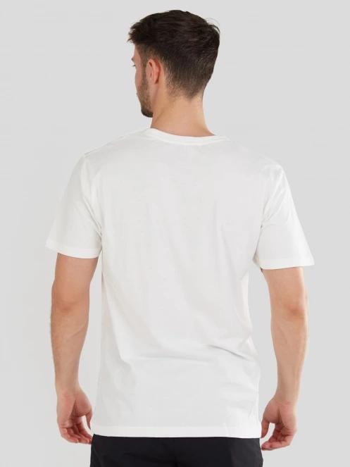 Fundango Basic-T Logo 11 férfi rövid ujjú póló fehér színben 3