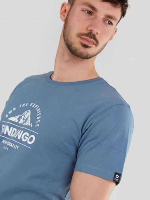 Fundango Basic-T Logo 12 férfi rövid ujjú póló kék színben 5