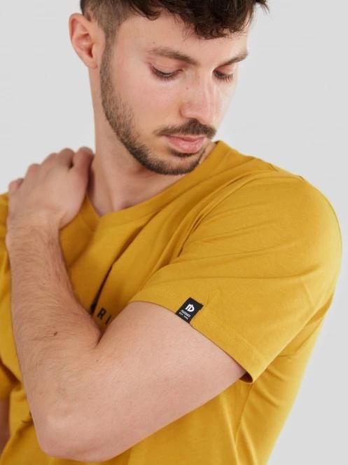 Fundango Basic-T Logo 12 férfi rövid ujjú póló sárga színben 6