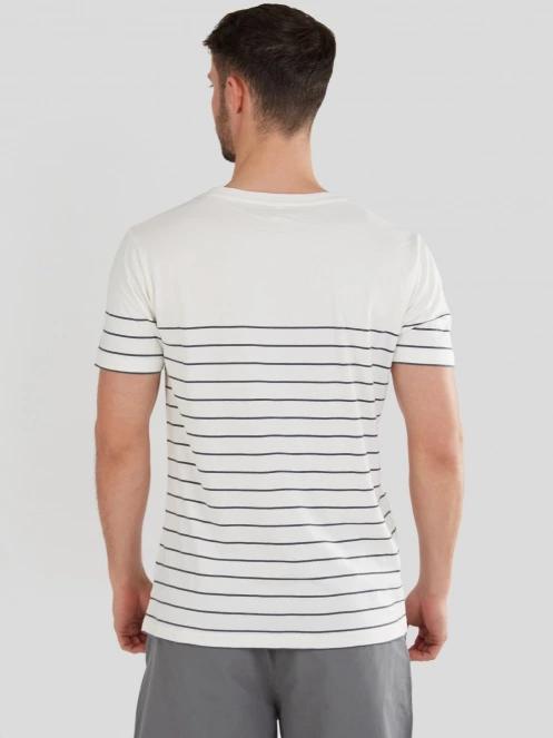 Fundango Jaggy Pocket T-shirt férfi rövid ujjú póló fehér színben 3