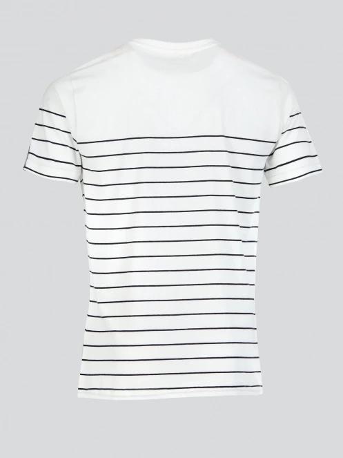 Fundango Jaggy Pocket T-shirt férfi rövid ujjú póló fehér színben 8