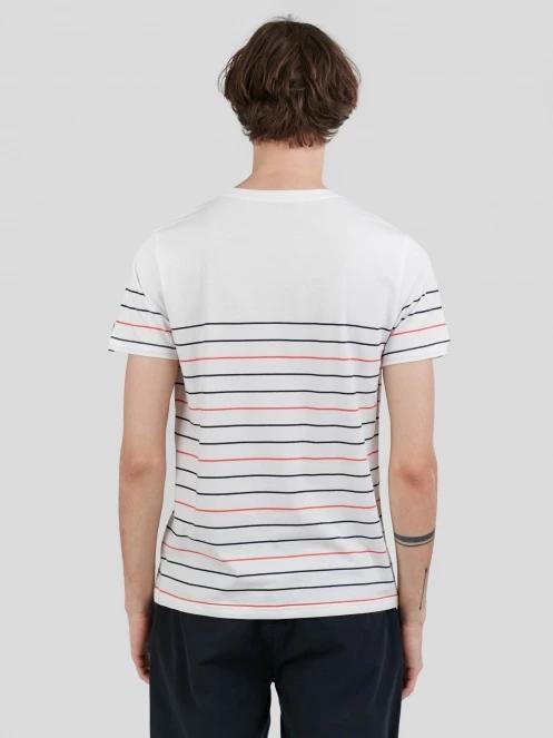 Fundango Jaggy Pocket T-shirt férfi rövid ujjú póló piros színben 3