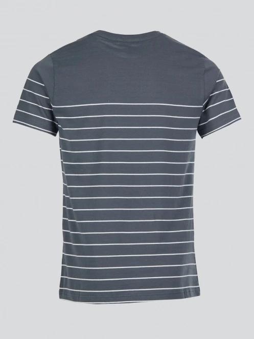 Fundango Jaggy Pocket T-shirt férfi rövid ujjú póló szürke színben 9