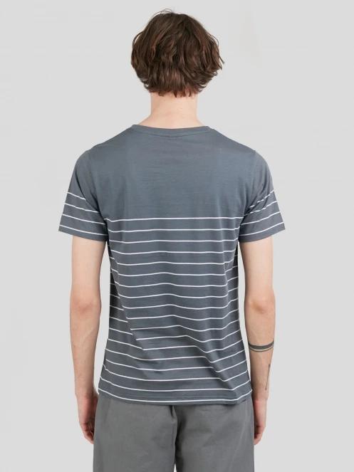 Fundango Jaggy Pocket T-shirt férfi rövid ujjú póló szürke színben 3
