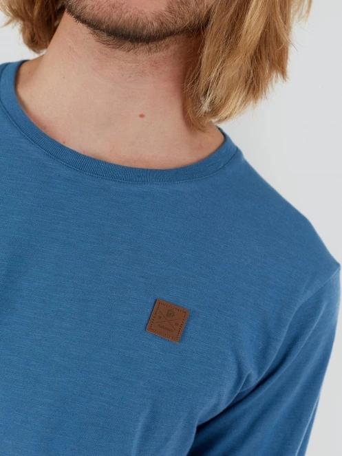 Fundango Justin Longsleeve T-shirt férfi hosszú ujjú póló kék színben 6