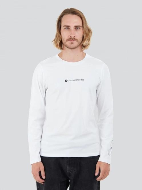 Fundango Long-T Longsleeve T-shirt férfi hosszú ujjú póló fehér színben 2