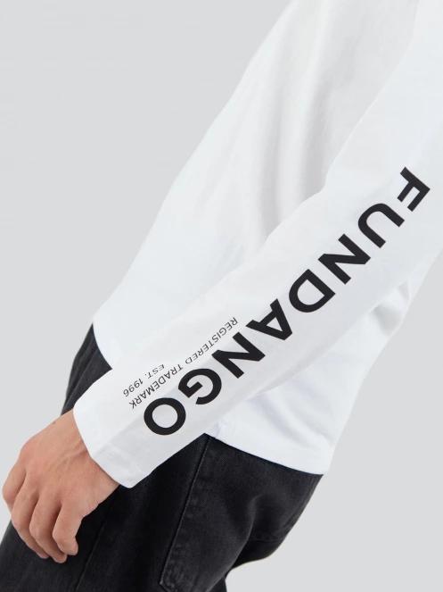 Fundango Long-T Longsleeve T-shirt férfi hosszú ujjú póló fehér színben 6