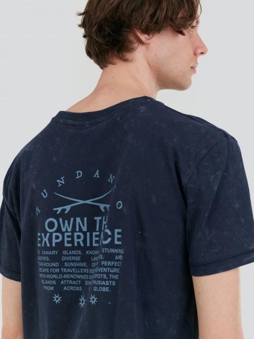Fundango Dane Surf Pocket-T férfi rövid ujjú póló sötétkék színben 3