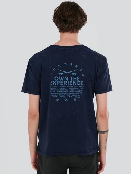Fundango Dane Surf Pocket-T férfi rövid ujjú póló sötétkék színben 5