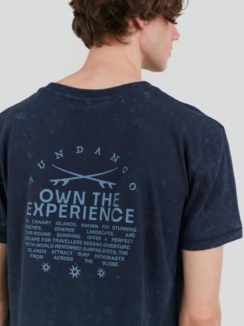 Fundango Dane Surf Pocket-T férfi rövid ujjú póló sötétkék színben 8