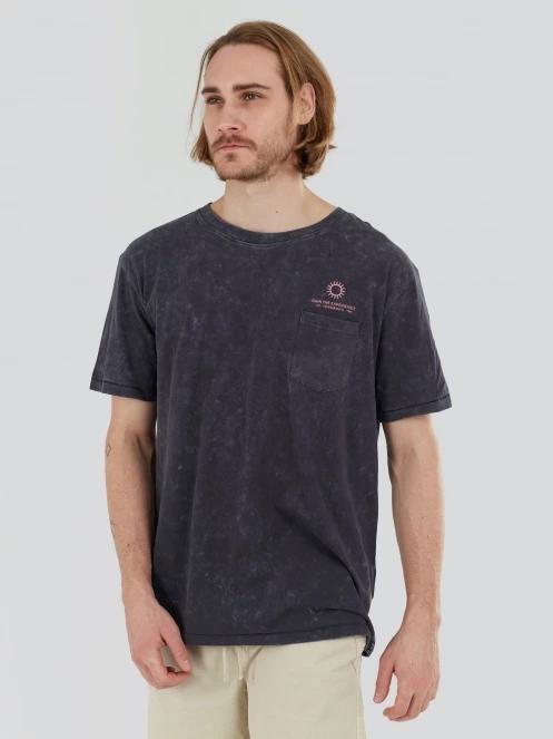 Fundango Dane Surf Pocket-T férfi rövid ujjú póló fekete színben 5