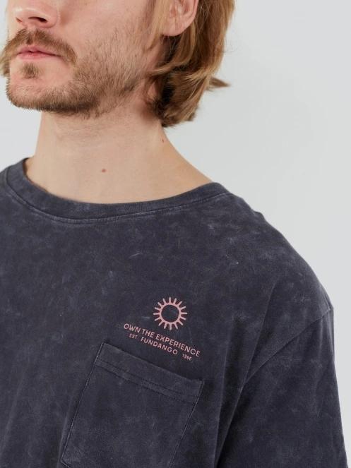 Fundango Dane Surf Pocket-T férfi rövid ujjú póló fekete színben 7