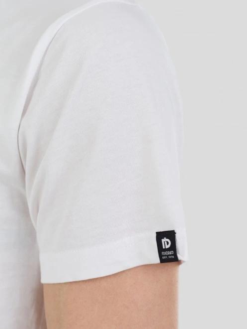 Fundango Vital Graphic-T férfi rövid ujjú póló fehér színben 7