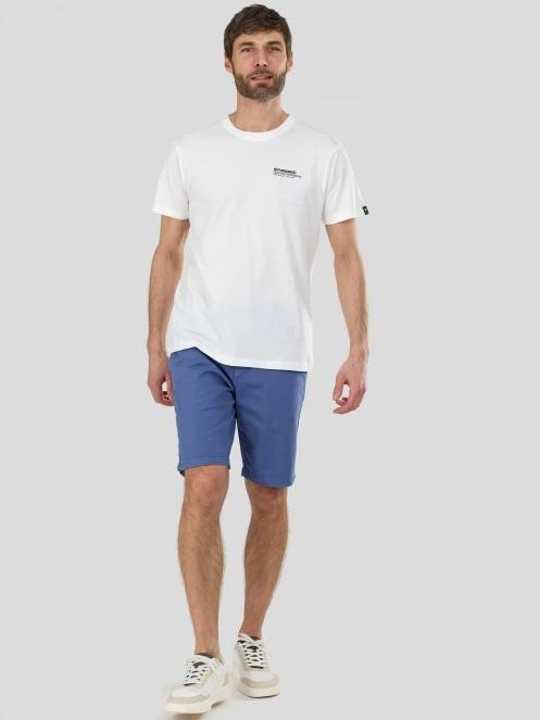 Fundango Breaker Graphic-T férfi rövid ujjú póló fehér színben 4