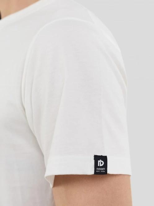 Fundango Montes Graphic-T férfi rövid ujjú póló fehér színben 7