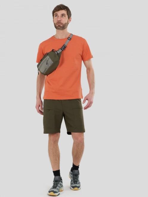 Fundango Montes Graphic-T férfi rövid ujjú póló piros színben 4