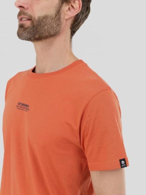 Fundango Montes Graphic-T férfi rövid ujjú póló piros színben 7